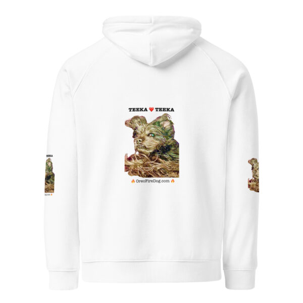 Unisex eco raglan hoodie - Image 4