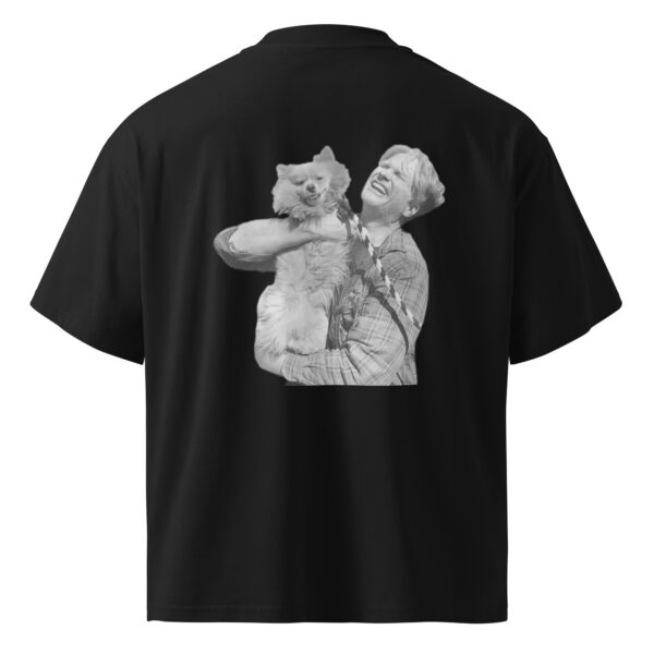 Unisex organic oversized high neck t-shirt - Image 4