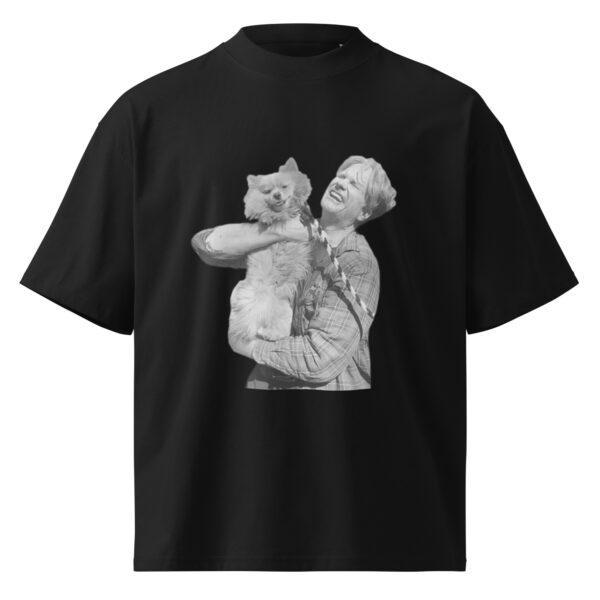 Unisex organic oversized high neck t-shirt - Image 3