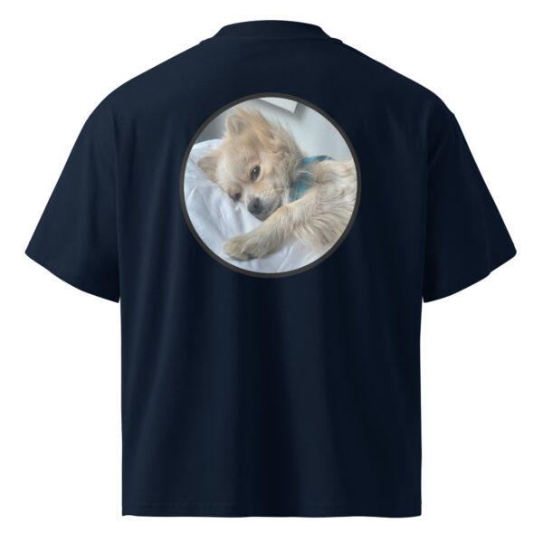 Unisex organic oversized high neck t-shirt - Image 2