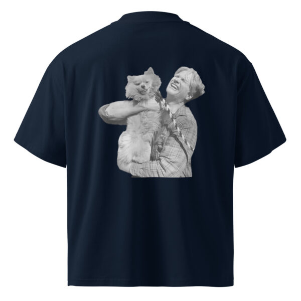 Unisex organic oversized high neck t-shirt - Image 2