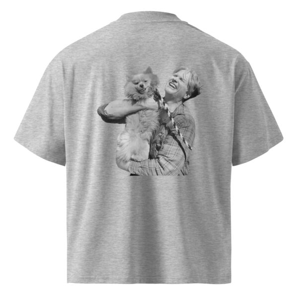 Unisex organic oversized high neck t-shirt - Image 6