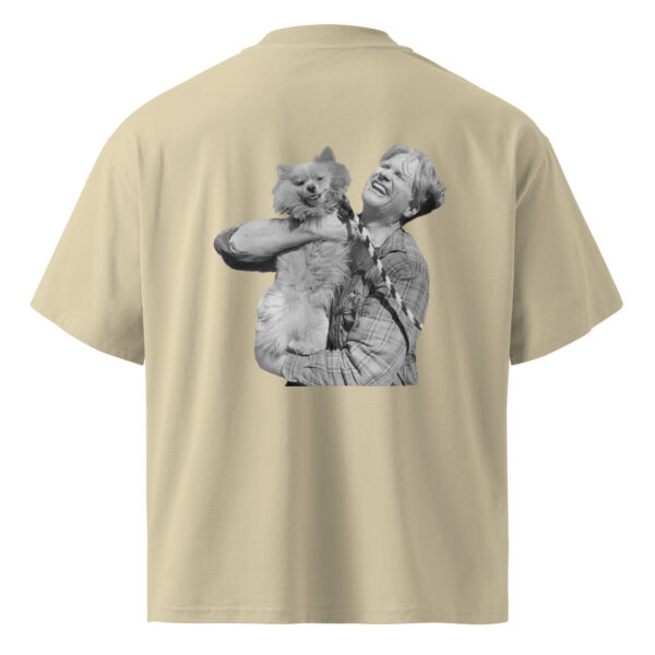 Unisex organic oversized high neck t-shirt - Image 8