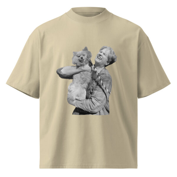 Unisex organic oversized high neck t-shirt - Image 7