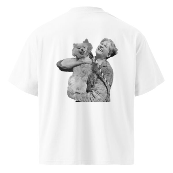 Unisex organic oversized high neck t-shirt - Image 10