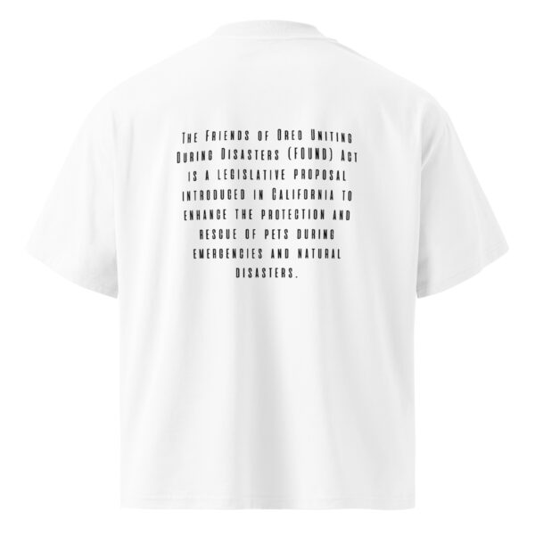 Oreo Fire Dog Unisex Oversized t-shirt - Image 6