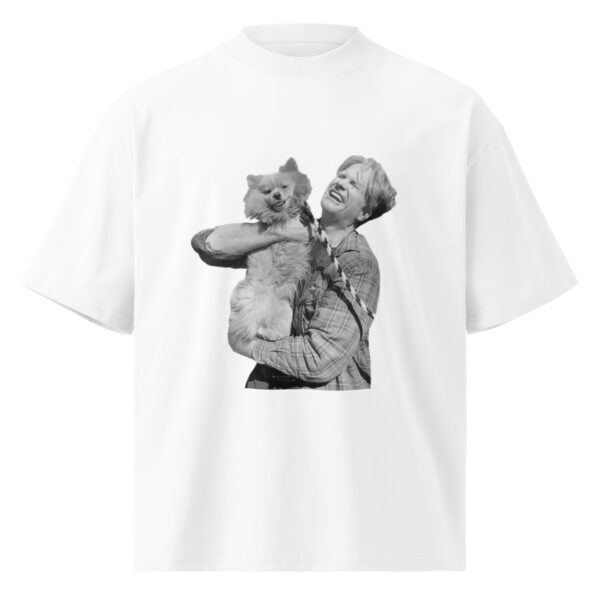 Unisex organic oversized high neck t-shirt - Image 9