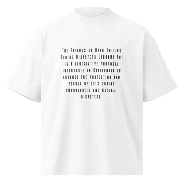 Oreo Fire Dog Unisex Oversized t-shirt - Image 5