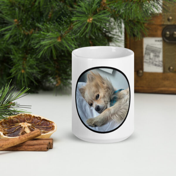 Oreo Fire Dog Glossy Mug - Image 4