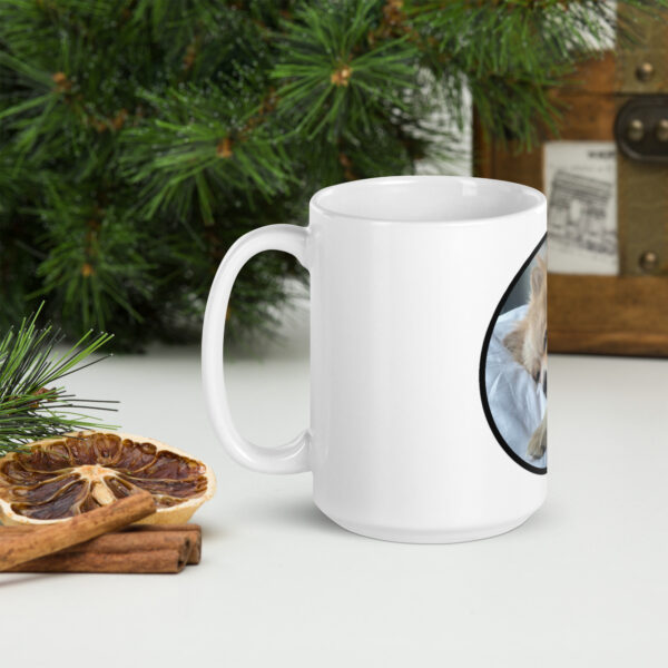 Oreo Fire Dog Glossy Mug - Image 3