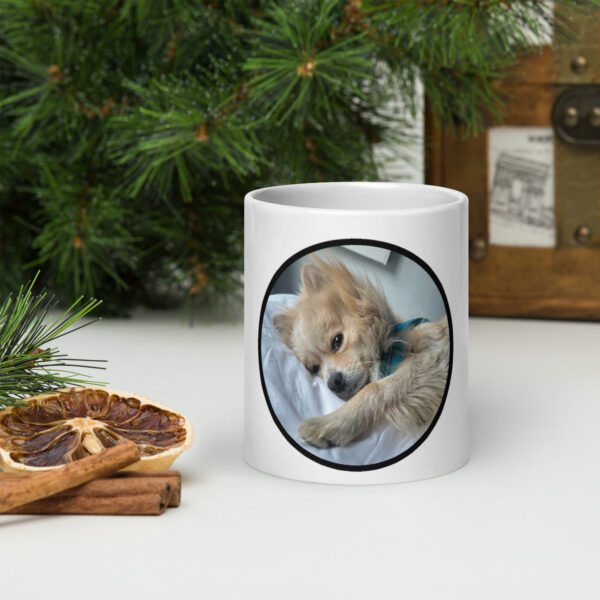 Oreo Fire Dog Glossy Mug - Image 6